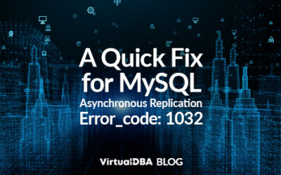 A Quick Fix for MySQL Asynchronous Replication Error_code: 1032 Could not execute Update_rows event on table; Can’t find record