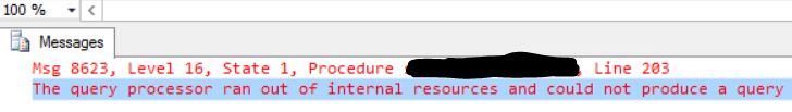 :​ SQL Error 8623: What To Do To Handle It And Get Going Again