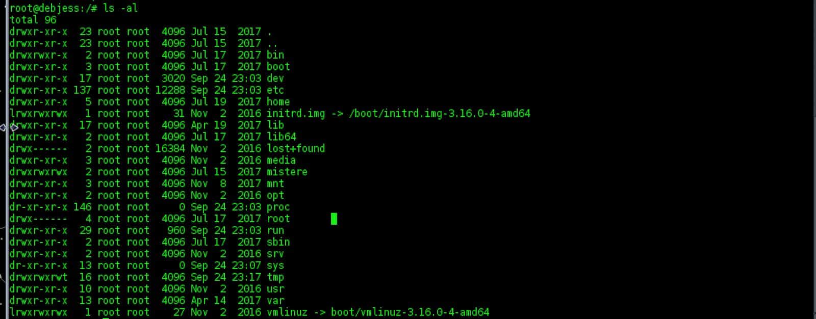 Linux admin view
