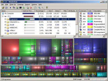 Low Disk Space on Server WindirStat Results