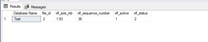 Managing VLFs in SQL Server 2017