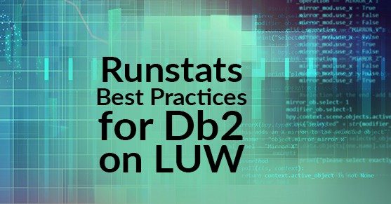 runstats best practices