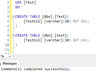 SQL Server Collation