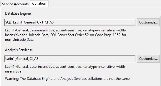 SQL Server Collation