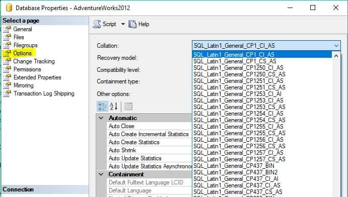 SQL Server Collation