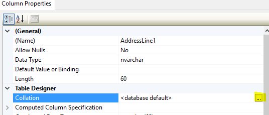 SQL Server Collation