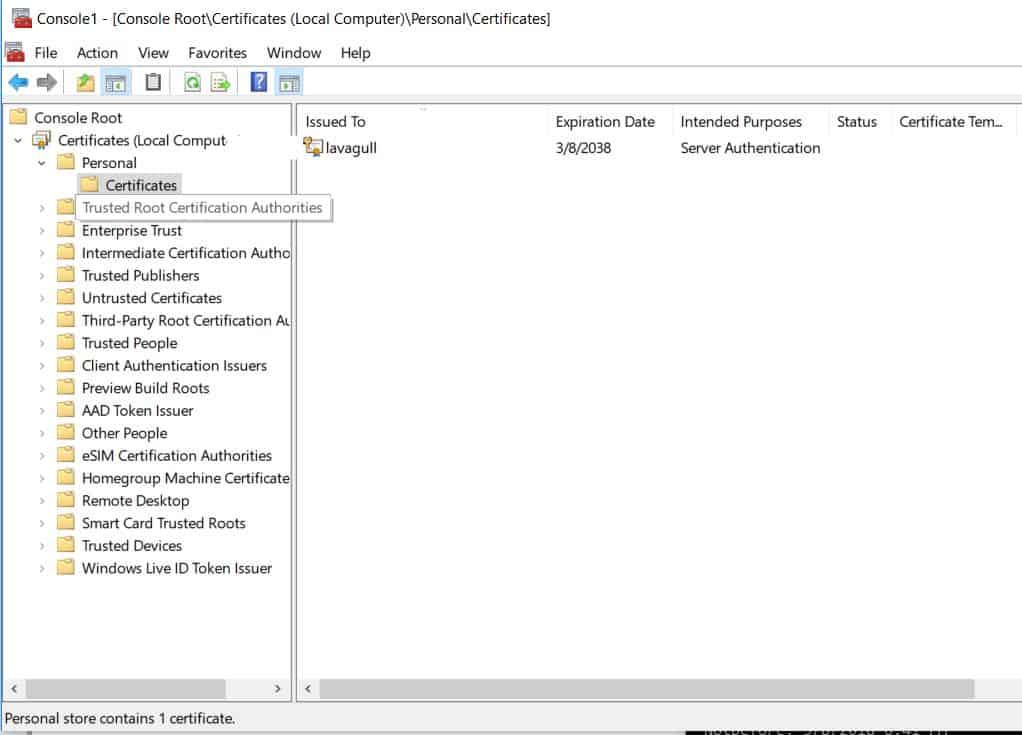 Upgrading the SHA 1 certificate in SQL server