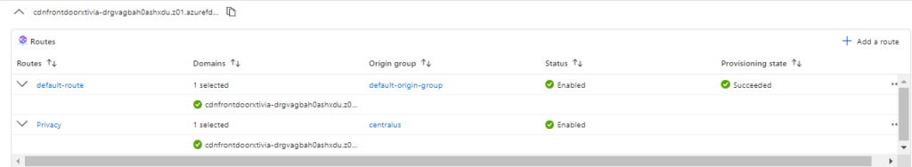 Deploying Azure Front Door with a Web Application Firewall using Custom Rules Redirected