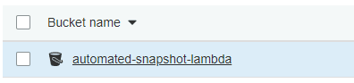 Amazon RDS - Serverless Automated Snapshot - 13