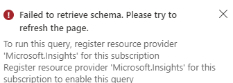Azure-Monitor-Failed-to-Retrieve-Schema-Error-Text-Box