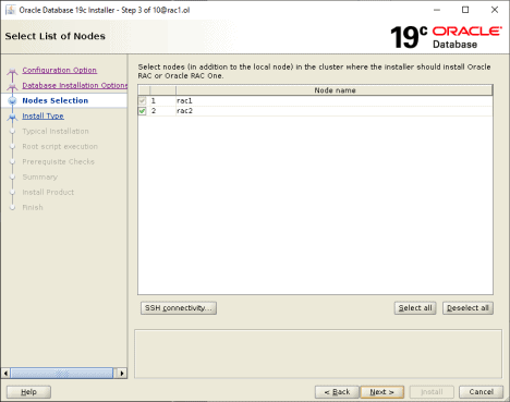 Cloning 19c Oracle Home Screenshot