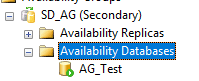 database joined to AG