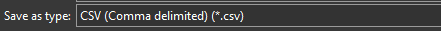 excel csv save