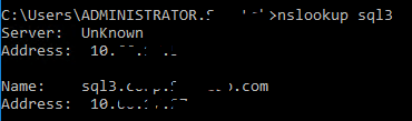 hosta missing server dns