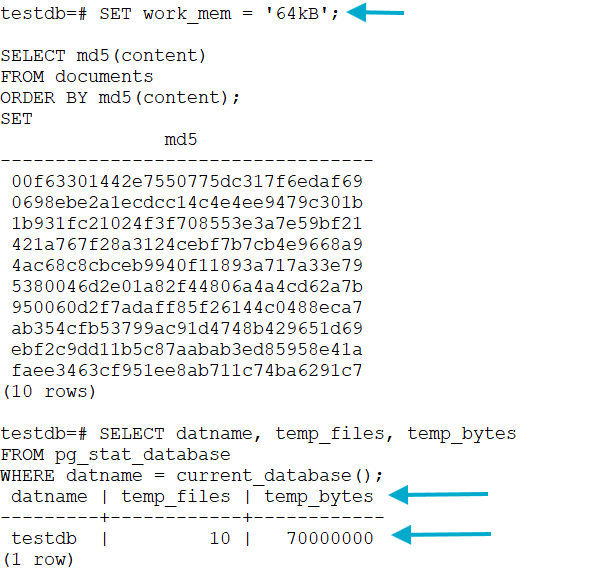 How to Manage Inflated Temporary Disk Storage with PostgreSQL TOAST Tables Demonstration Sample Output