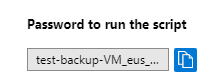 password to run Script