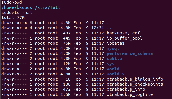 Percona XtraBackup Example Image6