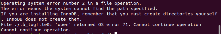 Prevent Xtrabackup Failures for MySQL after Linux OS Patching Xtrabackup Error Message