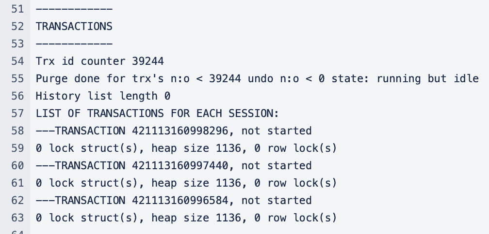 transactions output