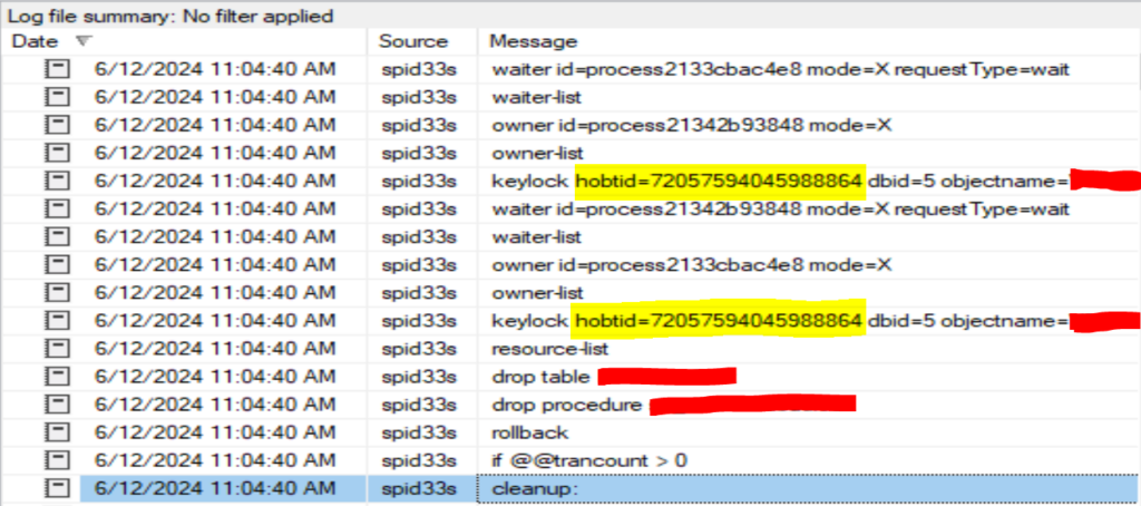 Understanding and Preventing SQL server Deadlocks hobtid