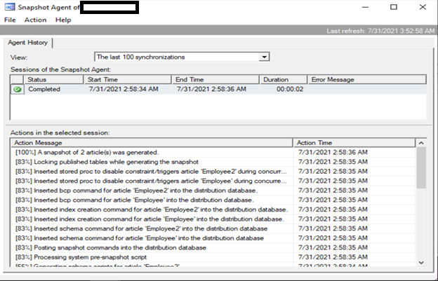 Using Replication Monitor in Legacy (Pre-2016) SSMS View Details 2