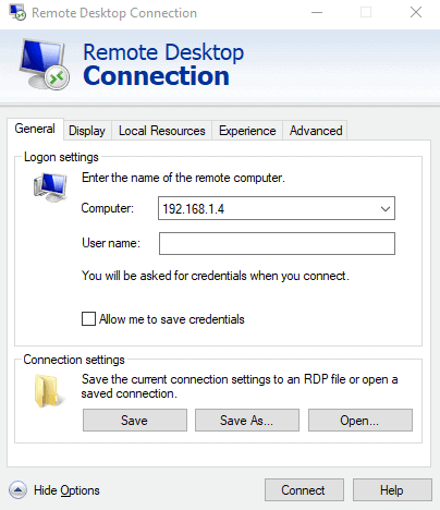 Verifying a Server is Offline RDP example